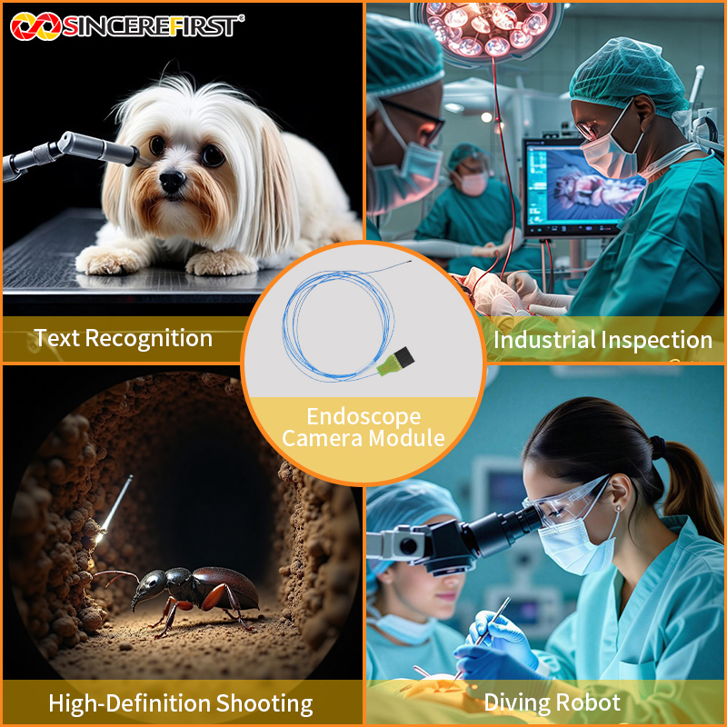 0.9mm Diameter OCHTA10 Image Sensor USB Endoscope Camera Module